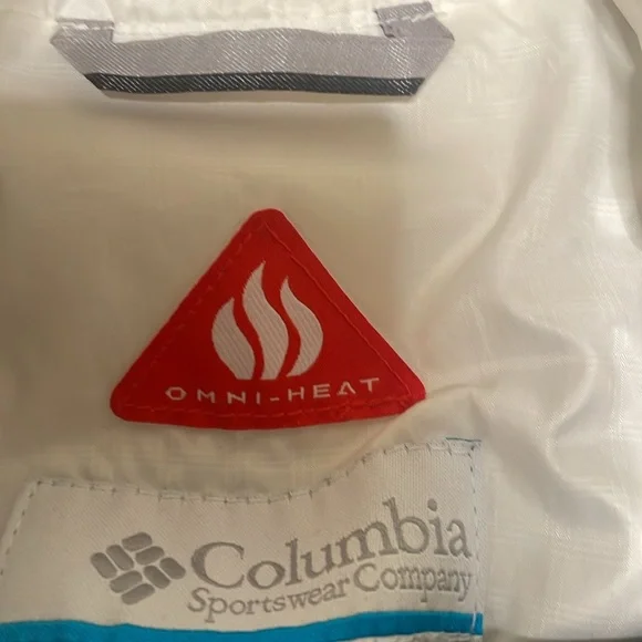 Columbia white Omni heart XS insulated ski jacket - Picture 4 of 5